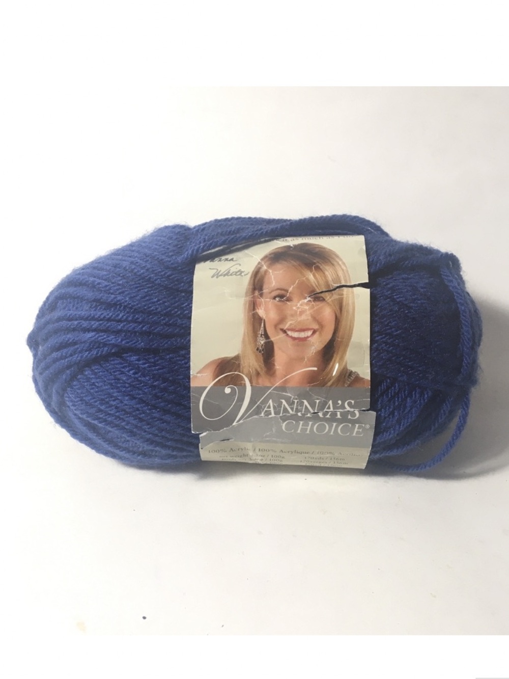 Vanna's Choice Lion Brand Yarn Colonial Blue Acrylic Medium Color 109 Lot 38882